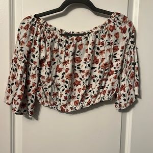 Printed crop top
